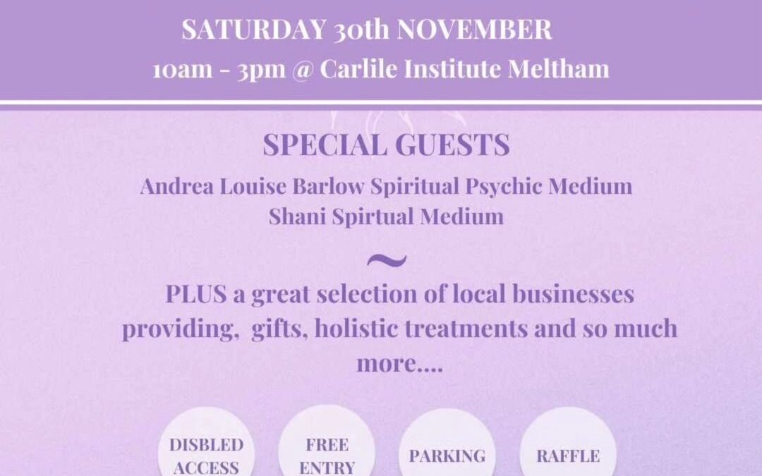 In person astrology readings Holmfirth Sat 30th Nov